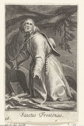 Saint Frontonius of Egypt as a hermit
