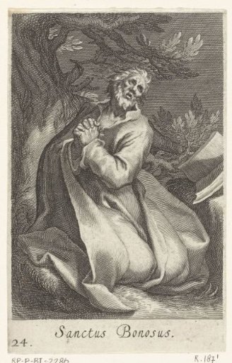 Saint Bonosus as a hermit