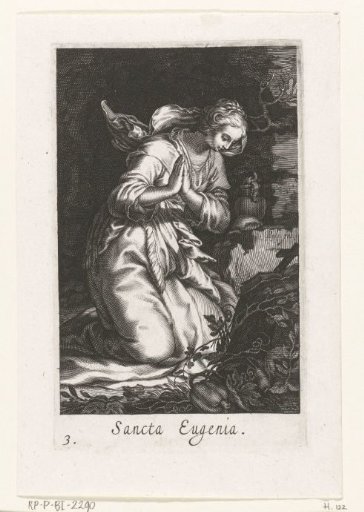 Saint Eugenia of Rome as a hermitess