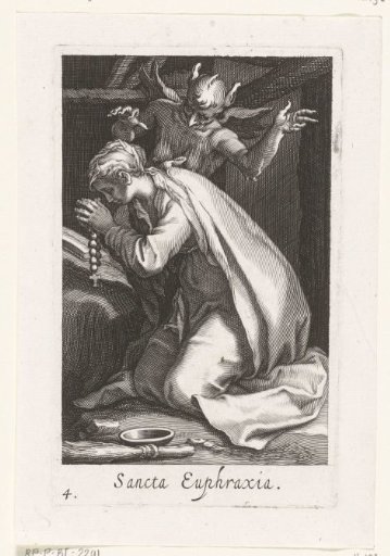 Saint Euphrasia of Constantinople as a hermitess