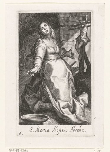 Saint Mary as a hermitess