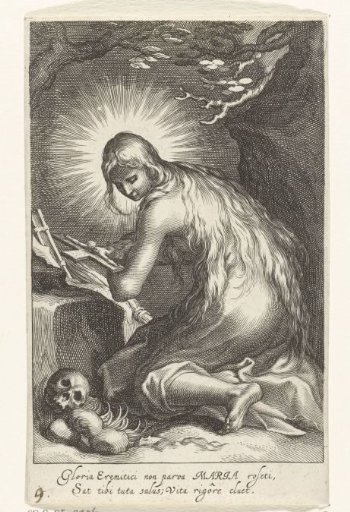 Saint Mary of Egypt as a hermitess