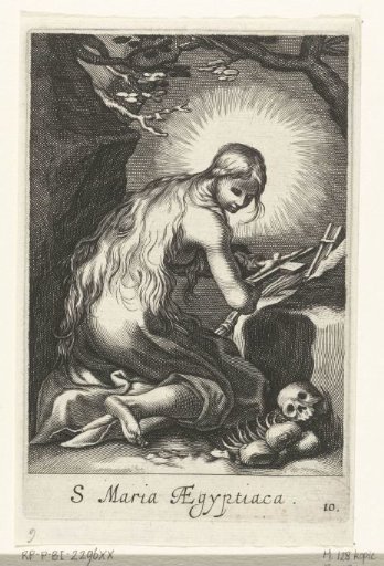 Saint Mary of Egypt as a hermitess