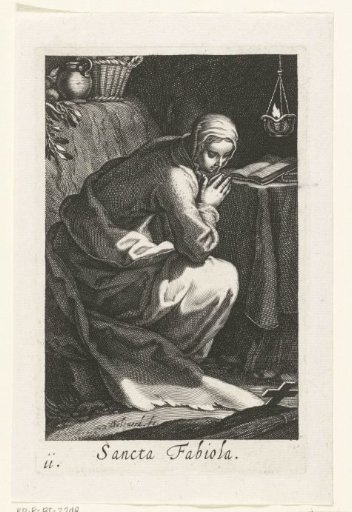 Saint Fabiola of Rome as a hermitess