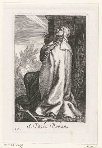 Saint Paula of Rome as a hermitess