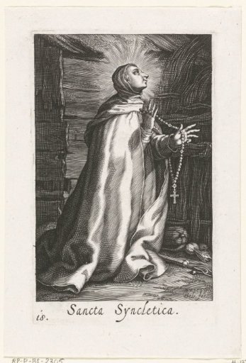 Saint Syncletica of Alexandria as a hermitess