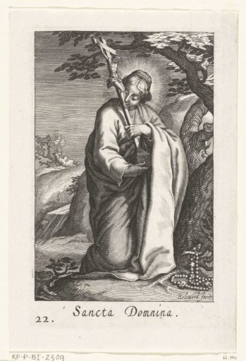 Saint Domnina of Syria as a hermitess