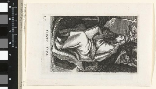 Saint Sarah of Libya as a hermitess