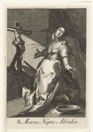 Saint Mary as a hermitess