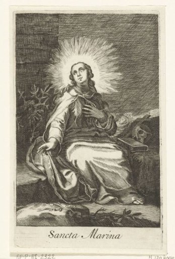 Saint Marina of Alexandria as a hermitess