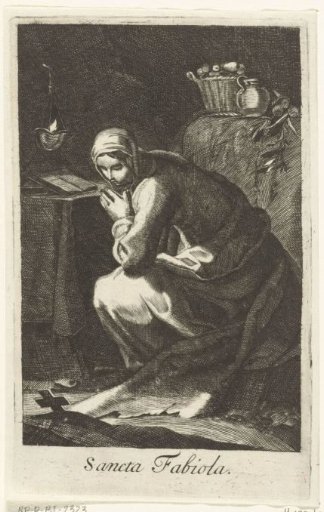 Saint Fabiola of Rome as a hermitess