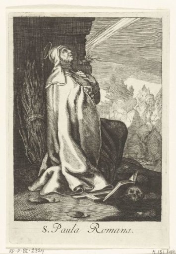 Saint Paula of Rome as a hermitess
