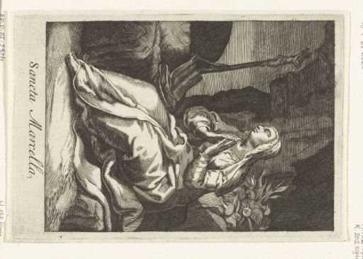 Saint Marcella of Rome as a hermitess