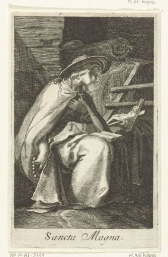Saint Magna as a hermitess