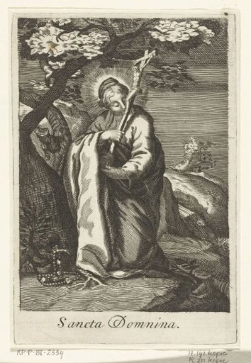 Saint Domnina of Syria as a hermitess
