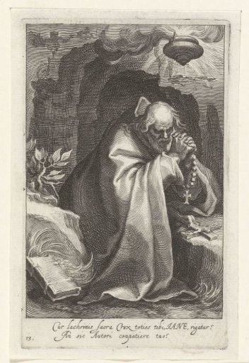 Blessed Januarius of Valtellina as a hermit