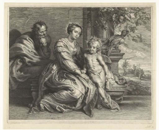 Holy Family with Parrot
