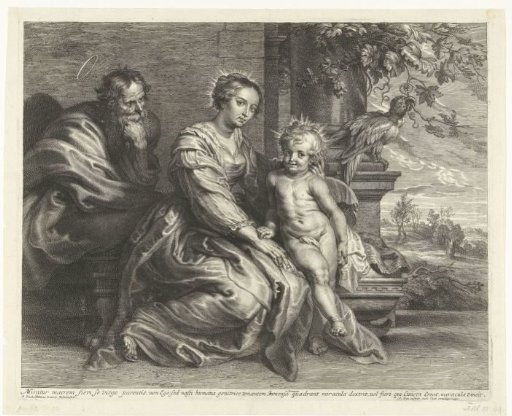 Holy Family with Parrot
