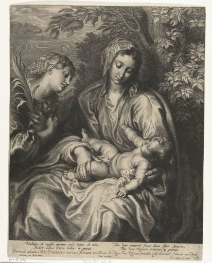 Mary with Child and Saint Catherine