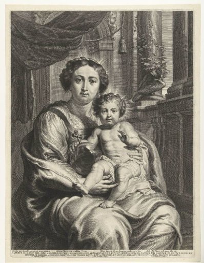 Mary as Queen of Heaven with the Christ Child as Salvator Mundi