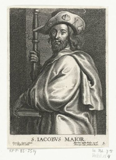 Saint James the Greater as a pilgrim