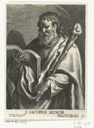 Saint James the Less with a club