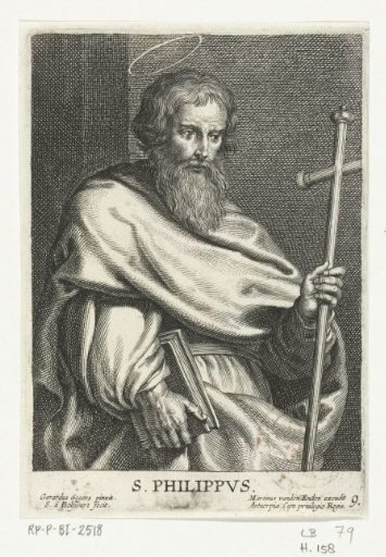Saint Philip with a cross staff