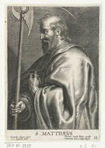 Saint Matthew with a halberd