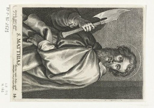 Saint Matthias with an axe