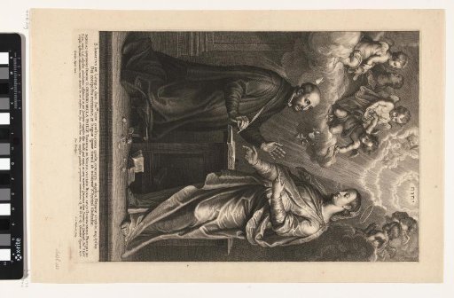 The Virgin Mary appears to Saint Ignatius of Loyola