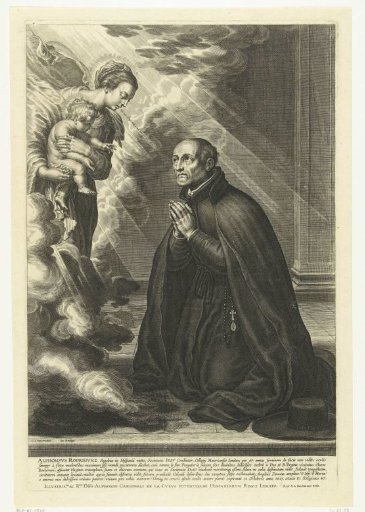 The Virgin Mary with Child appearing to Saint Alphonsus Rodriguez