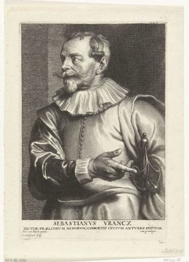 Portrait of painter Sebastiaan Vrancx