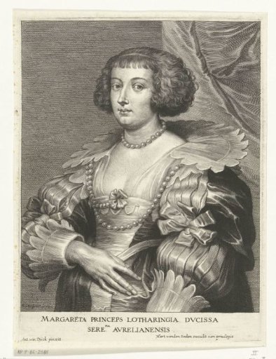 Portrait of Margaretha, Princess of Lorraine