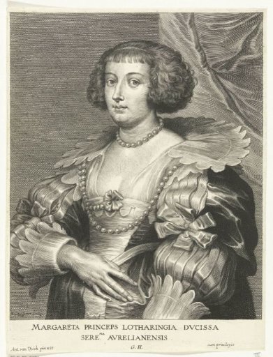 Portrait of Margaretha, Princess of Lorraine