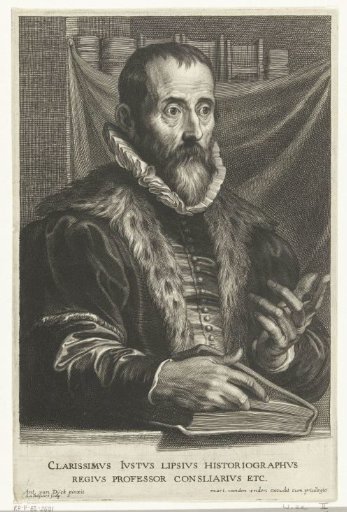 Portrait of historian Justus Lipsius