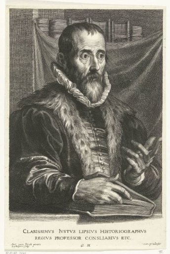 Portrait of historian Justus Lipsius
