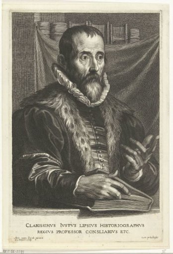 Portrait of historian Justus Lipsius