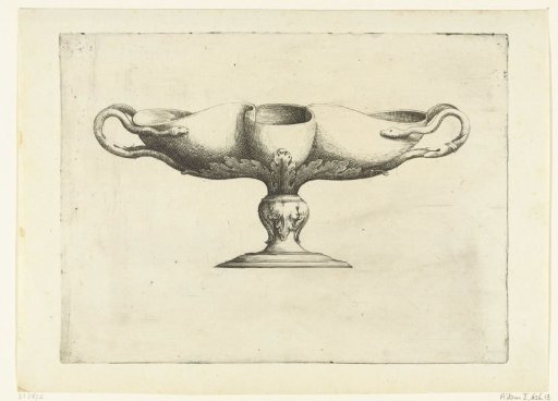 Bowl with four bulges