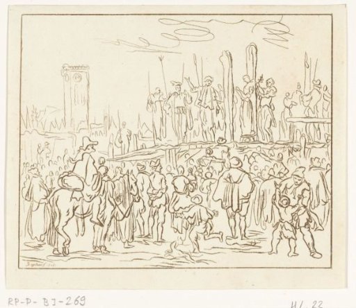 Jan Woutersz van Kuyk and Adriaanken Jans burned at Dordrecht, 1572