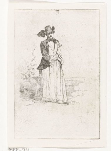 Standing Woman with a Riding Whip
