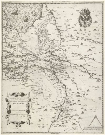 Map of Gelderland