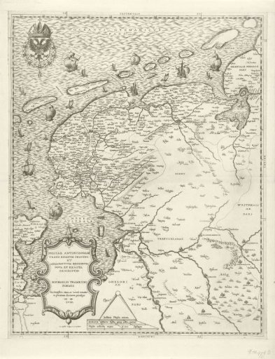 Map of Friesland, Groningen, Drenthe and Overijssel