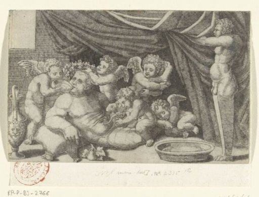 Bacchus with Putti