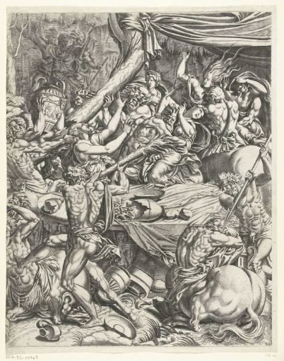 Battle between the Lapiths and Centaurs, right part