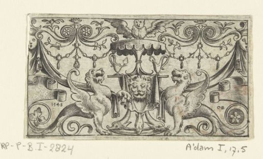 Two winged lions