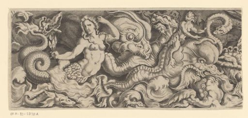 Frieze with the Triumph of Neptune (left part)