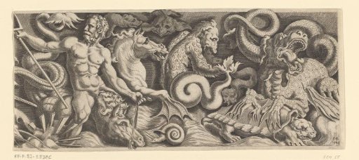 Frieze with the Triumph of Neptune, right plate