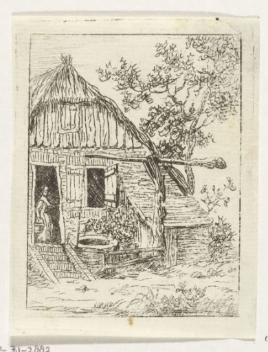 House with a water well