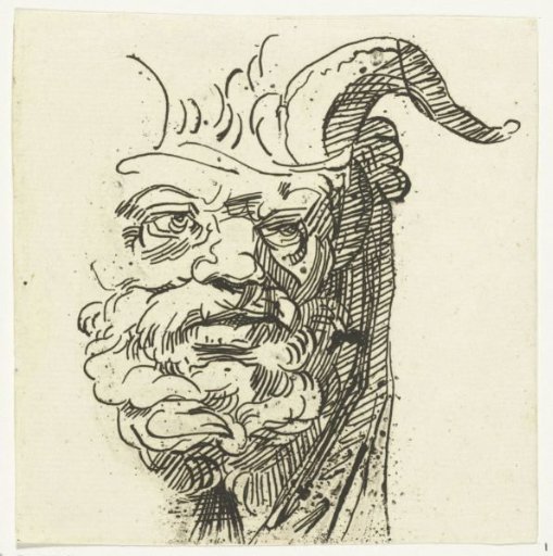 Head of a satyr