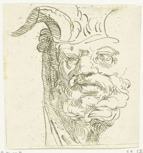 Head of a satyr